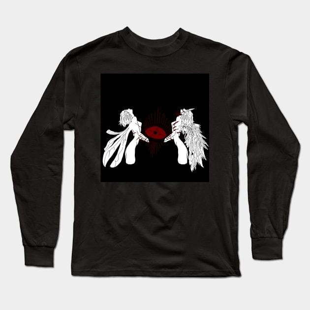 angel and eyes Long Sleeve T-Shirt by Damsos_store